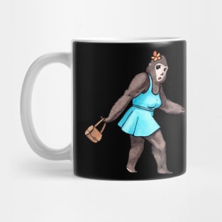 Cute Bigfoot Lady Mug